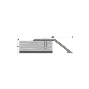 Afloopstrip 14mm schroefbaar Goud – 270 cm (nr. 154)