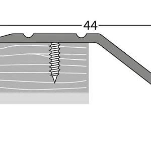Afloopstrip 14mm schroefbaar Brons – 270 cm (nr. 154)