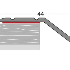 Afloopstrip 14mm zelfklevend Brons – 270 cm (nr. 154)