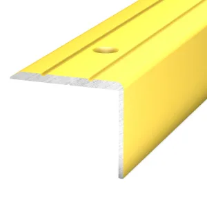 Hoekstrip 25x20 Goud schroefbaar – 270 cm (nr. 162)