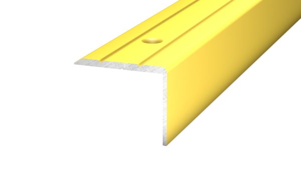 Hoekstrip 25x20mm Goud schroefbaar – 270 cm (nr. 162)