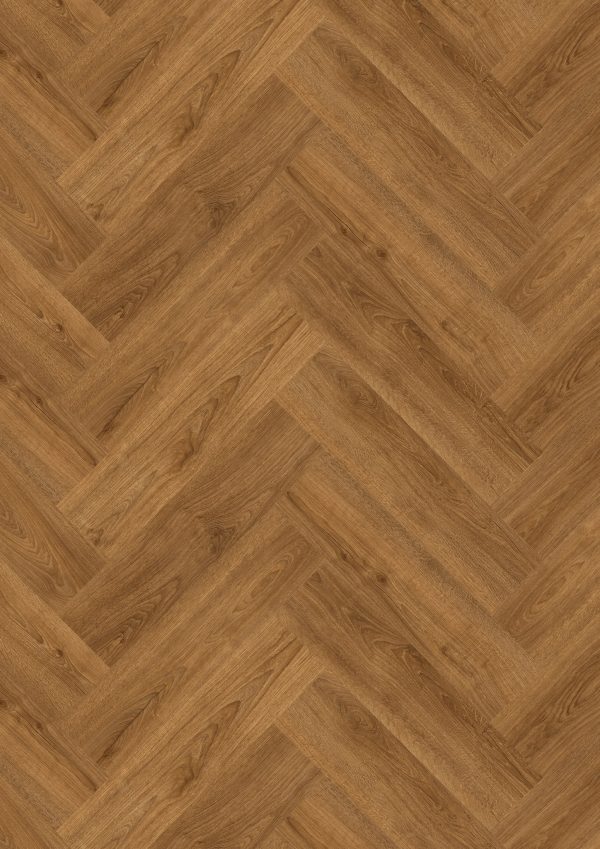 LVT DESIGN 555 Evolut Visgraat Click 105 Cognac Oak