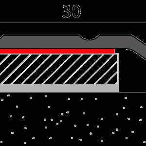 Afdekstrip voet 4mm zelfklevend aluminium Zilver – 270 cm (nr. 145) kopen bij Woningstoffering Totaal