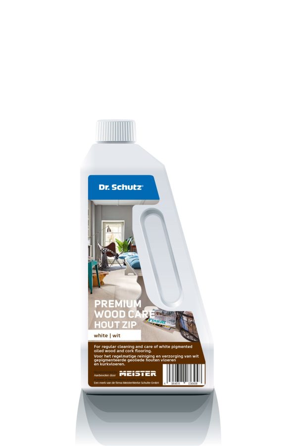 Dr. Schutz PREMIUM Houtzeep Wit WOOD CARE voor UV- & Natuur geolied Longlife parket 750 ml (uitlopend)