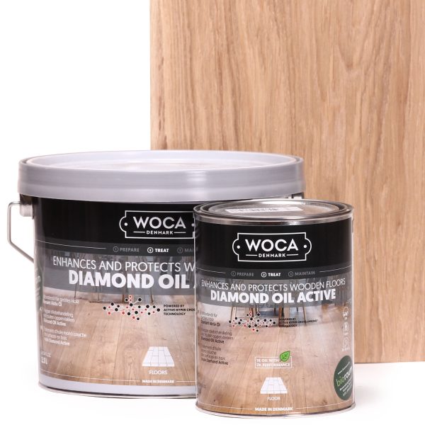 Woca Diamond Oil Active – Wit (0,75 L)