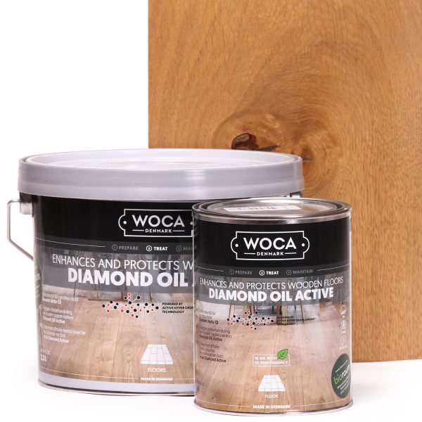 Woca Diamond Oil Active – Sand Grey (2,5 L)
