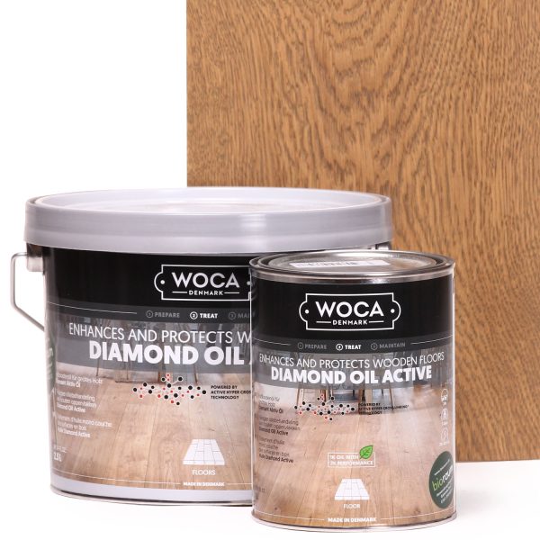 Woca Diamond Oil Active – Concrete Grey (0,75 L)
