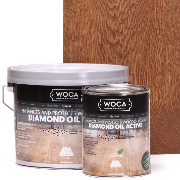 Woca Diamond Oil Active – Chocolate Brown (2,5 L)