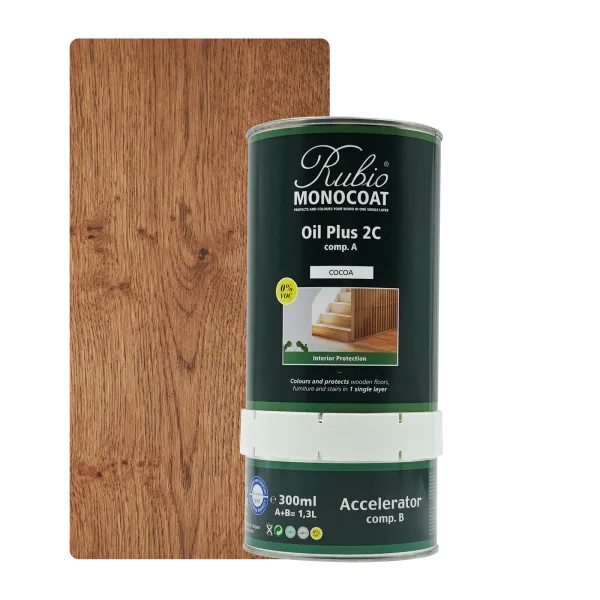 Rubio Monocoat Oil Plus 2C set – Cocoa (1,3 L)