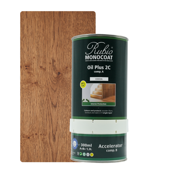 Rubio Monocoat Oil Plus 2C set – Cocoa (1,3 L)