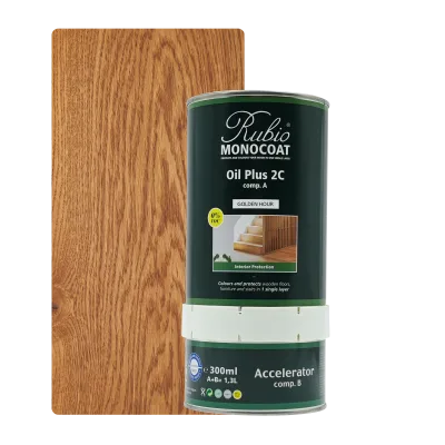 Rubio Monocoat Oil Plus 2C set – Golden Hour (1,3 L) kopen bij Woningstoffering Totaal
