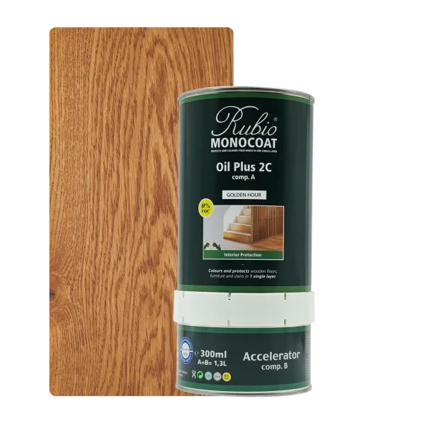 Rubio Monocoat Oil Plus 2C set – Golden Hour (1,3 L)