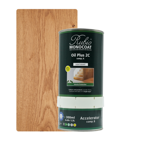 Rubio Monocoat Oil Plus 2C set – Light Roast (1,3 L)
