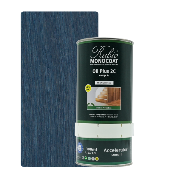 Rubio Monocoat Oil Plus 2C set – Midnight Sky (1,3 L)