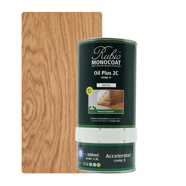 Rubio Monocoat Oil Plus 2C set – Mocha (1,3 L)