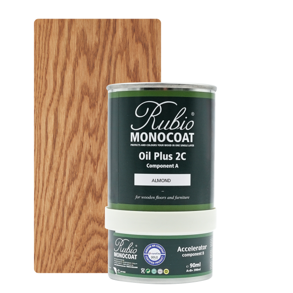 Rubio Monocoat Oil Plus 2C set – Almond (390 ml)