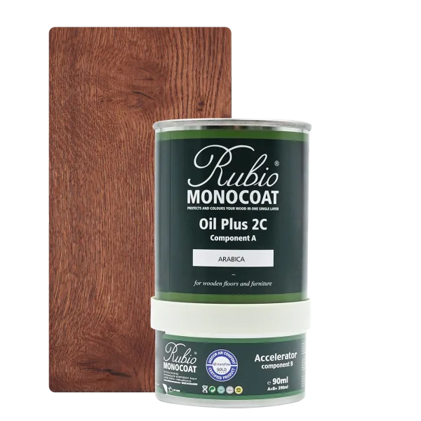 Rubio Monocoat Oil Plus 2C set – Arabica (390 ml)