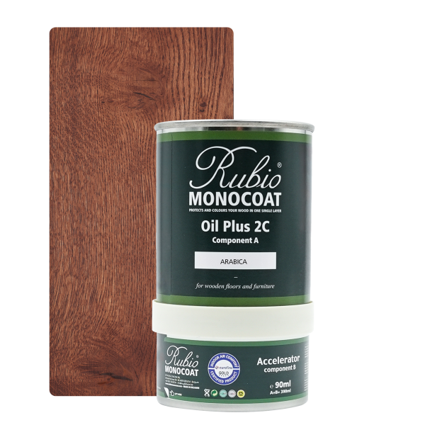 Rubio Monocoat Oil Plus 2C set – Arabica (390 ml)