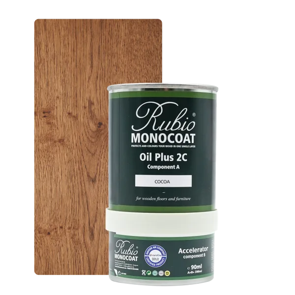 Rubio Monocoat Oil Plus 2C set – Cocoa (390 ml)