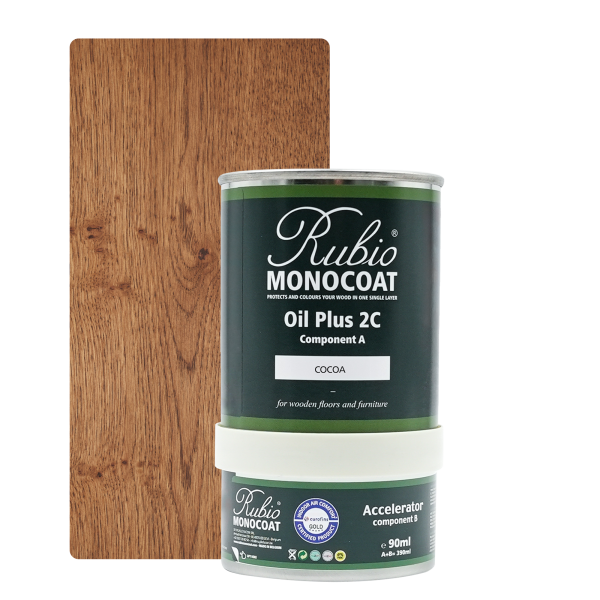 Rubio Monocoat Oil Plus 2C set – Cocoa (390 ml)