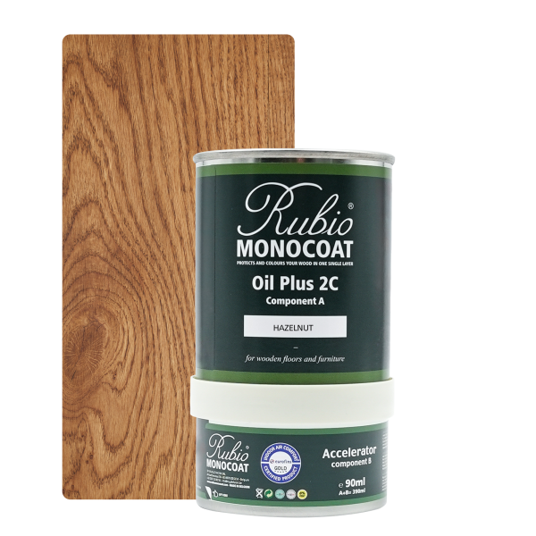 Rubio Monocoat Oil Plus 2C set – Hazelnut (390 ml)