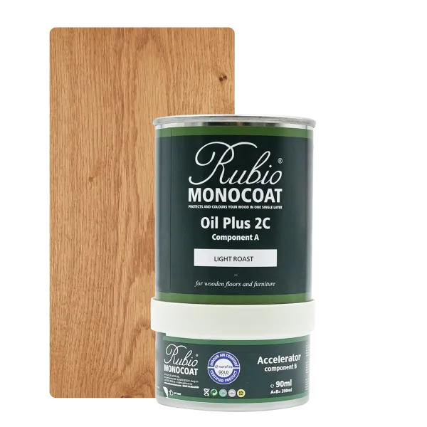 Rubio Monocoat Oil Plus 2C set – Light Roast (390 ml)