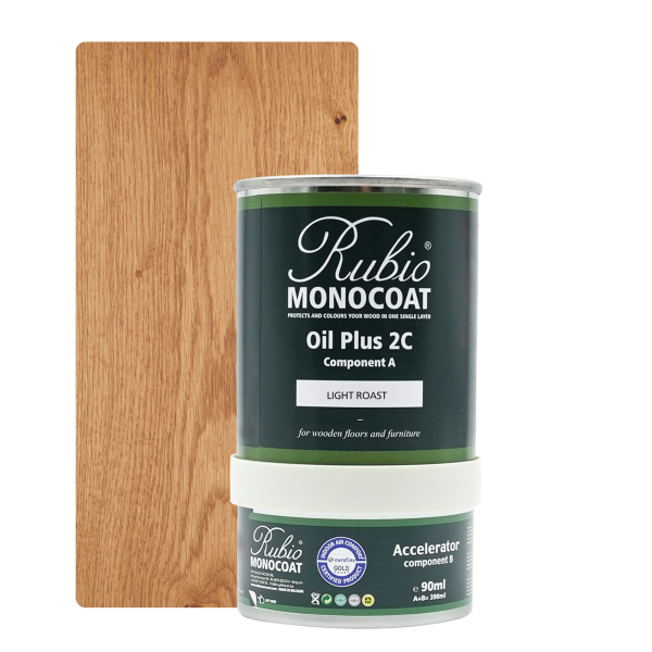Rubio Monocoat Oil Plus 2C set – Light Roast (390 ml)