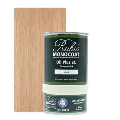 Rubio Monocoat Oil Plus 2C set – Linen (390 ml) kopen bij Woningstoffering Totaal