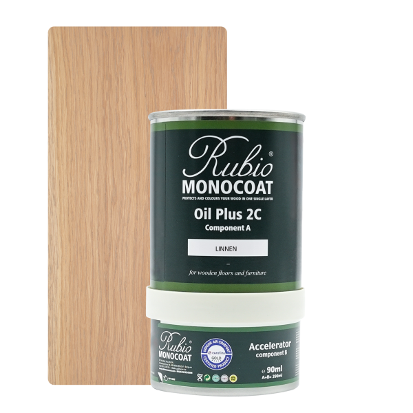Rubio Monocoat Oil Plus 2C set – Linen (390 ml)