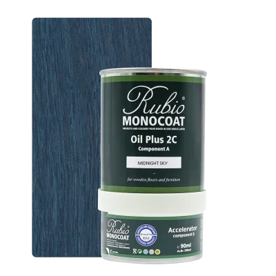 Rubio Monocoat Oil Plus 2C set – Midnight Sky (390 ml) kopen bij Woningstoffering Totaal