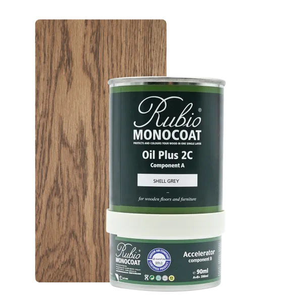 Rubio Monocoat Oil Plus 2C set – Shell grey (390 ml)