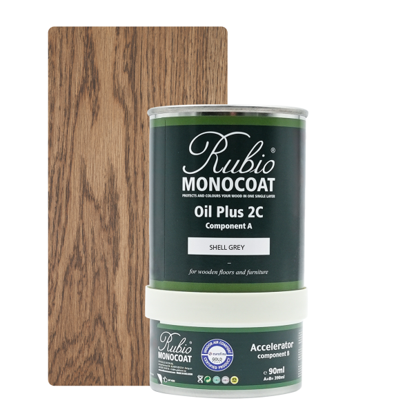 Rubio Monocoat Oil Plus 2C set – Shell grey (390 ml)