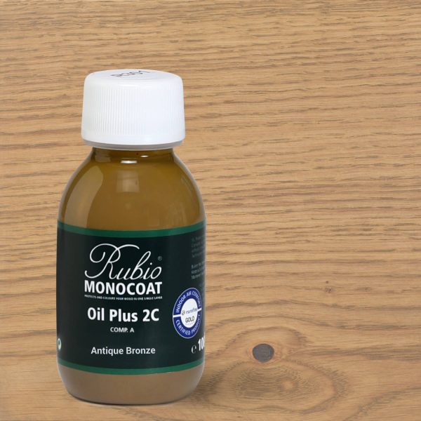 Rubio Monocoat Oil Plus 2C comp. A – Antique Bronze (100 ml)