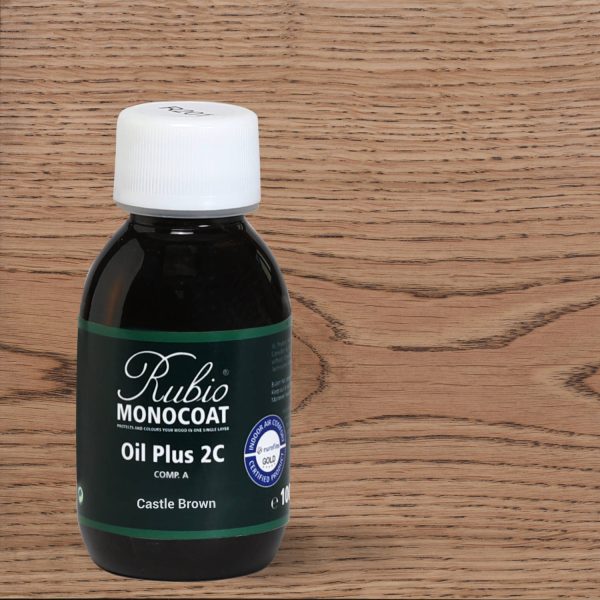 Rubio Monocoat Oil Plus 2C comp. A – Castle Brown (100 ml)