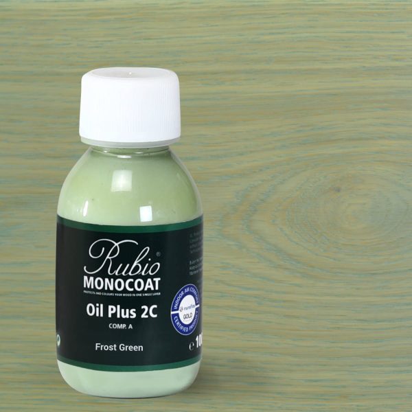 Rubio Monocoat Oil Plus 2C comp. A – Frost Green (100 ml)