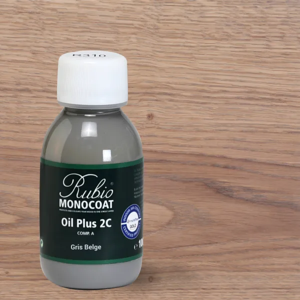 Rubio Monocoat Oil Plus 2C comp. A – Gris Belge (100 ml)