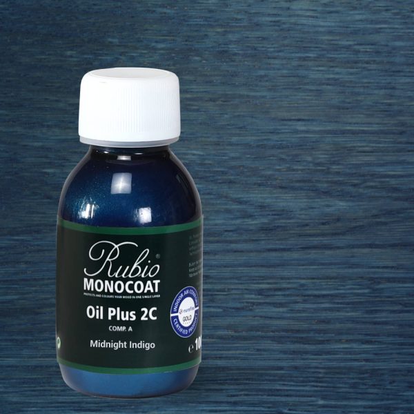 Rubio Monocoat Oil Plus 2C comp. A – Midnight Indigo (100 ml)