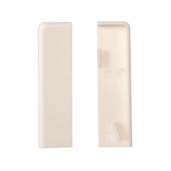 WST eindkap wit voor plint FO458 (set)