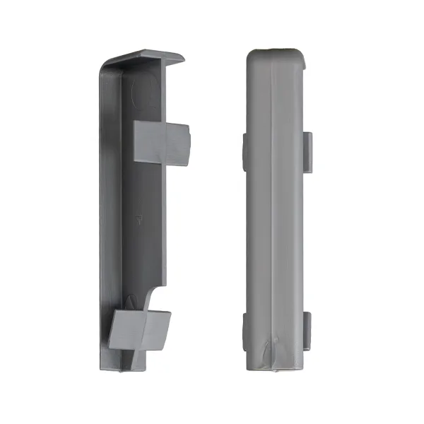 WST koppelstuk zilvergrijs voor plint FO458 (set)