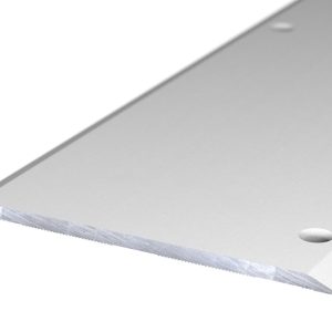 Naadstrip 80mm drempel Zilver schroefbaar – 270 cm (nr. 117) kopen bij Woningstoffering Totaal