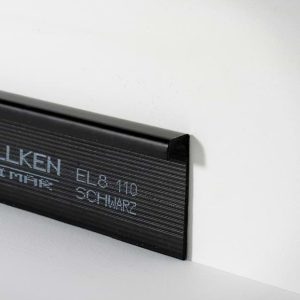 Open trapstrip 8mm Zwart 0110 EL8 – 400 cm kopen bij Woningstoffering Totaal
