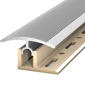 Overgangsprofiel 34mm aluminium 7-15mm – 270 cm (nr. 300) kopen bij Woningstoffering Totaal