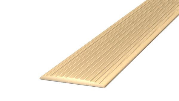 PVC Inleg Beige voor aluminium Trapkant 25mtr (nr. 825)