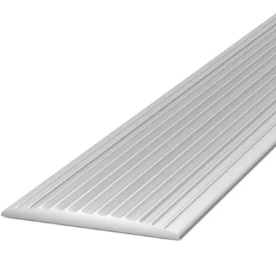 PVC Inleg nr. Grijs voor aluminium Trapkant 25mtr (nr. 825) kopen bij Woningstoffering Totaal