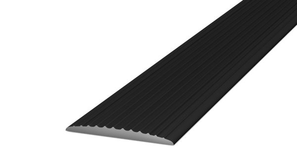 PVC Inleg nr. Zwart voor aluminium Trapkant 25mtr (nr. 825)