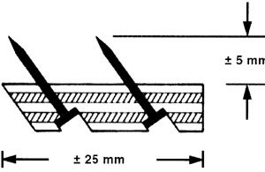 Tapijtlat/spijkerlat 346 25mm kort met 5mm spijker – 30 cm kopen bij Woningstoffering Totaal