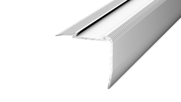Trapkant Zilver zonder inleg 54 x 44 extra lang – 300 cm (nr. 194)