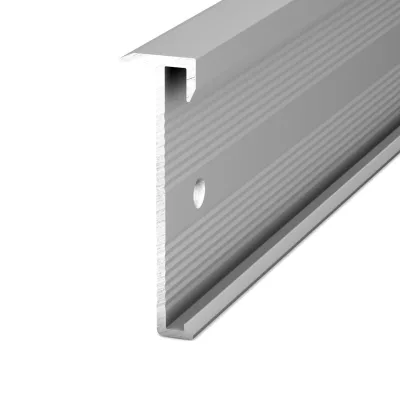 Trapkantprofiel PVC 2 – 3 mm Zilver – 300 cm (nr. 299) kopen bij Woningstoffering Totaal