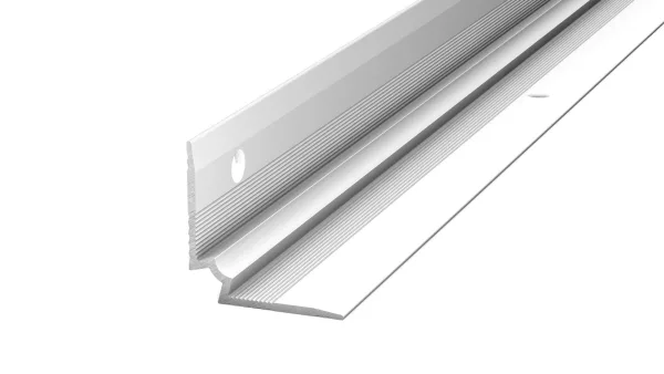 Traprand binnenhoek profiel PVC 2-3mm Zilver 25x25mm – 250 cm (nr. 107)