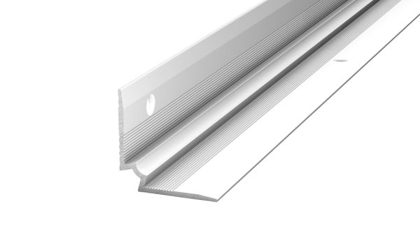 Traprand binnenhoek profiel PVC 2-3mm Zilver 25x25mm – 250 cm (nr. 107)
